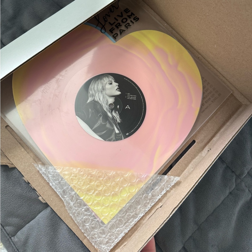 Taylor Swift Lover Live From Paris Re-Print Vinyl (2025 pressing)